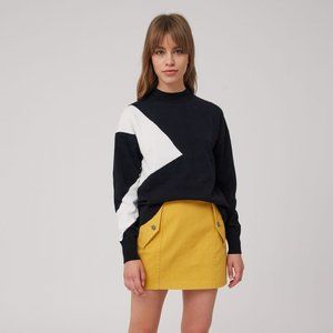 Pathway Knit, Black w. White